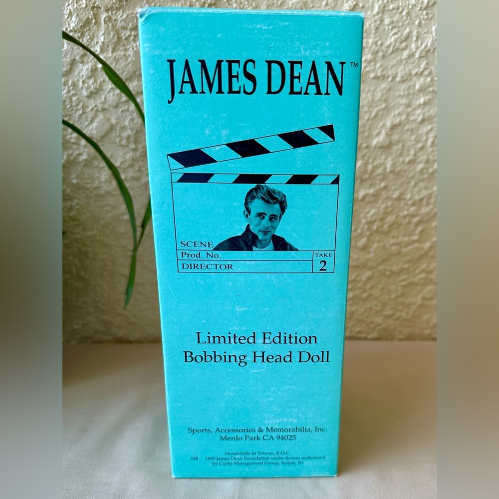 James Dean collectible porcelain bobblehead figurine NIB
